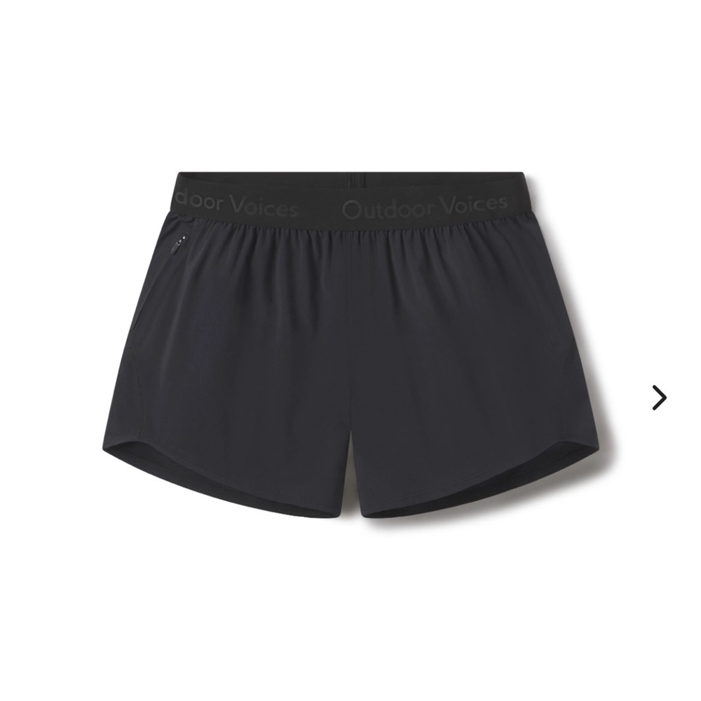 Outdoor Voices Relay 3" Short Size Large Black
